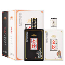 金沙贵州酱酒 文武双圣 酱香型白酒  送礼品袋 53%vol 500mL 2瓶