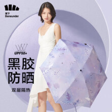 蕉下（beneunder）太阳伞夏季黑胶防晒防紫外线户外遮阳伞女士口袋伞晴雨伞 【口袋五折】星河