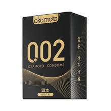 值选：OKAMOTO 冈本 002黑金超薄组合 安全套 10片（0.02超薄2片+随机8片）