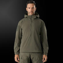 ARC'TERYX 始祖鸟 ARC’TERYX）LEAF GAMMA SL ANORAK 始祖鸟 军鸟 防风透气户外半拉连 软壳夹克 RG