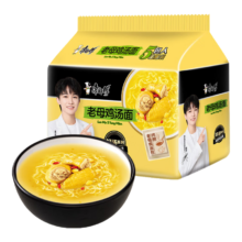 康师傅 方便面 好汤面老母鸡汤面五连包110g*5