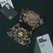 金花玉镜织造司原创仿妆花织金双面刺绣荷包古风中秋汉服马面配饰
