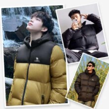 plus会员：骆驼 火山情侣羽绒服男士短款白鸭绒轻暖面包服M13CR07089 多色多尺码可选