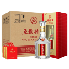 五粮液（WULIANGYE）酒 五粮特曲系列 浓香型白酒整箱礼盒 宴请送礼佳品 新老包装随机 52度 500mL 6瓶 五粮液特曲