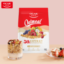 plus会员：欧扎克 麦片营养早餐 50%水果坚果燕麦片700g *4件
