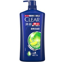 CLEAR 清扬 男士去屑洗发露 清爽控油型 1.2kg