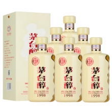 京东百亿补贴、plus会员：茅台（MOUTAI）集团 茅台醇1998 53度 酱香型白酒 500ml*6瓶 整箱装