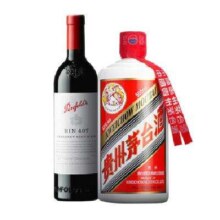 京东百亿补贴：茅台 飞天 53度 500ml+奔富 BIN138 750ml “太富”组合