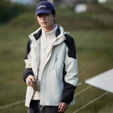 Delmerk 德尔.默克 男女三合一冲锋夹克外套 两件套 (抓绒内胆)