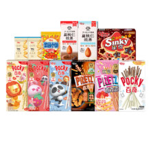 PLUS会员：格力高（Glico）百奇百醇百力滋零食大礼包 7盒+3袋+2瓶