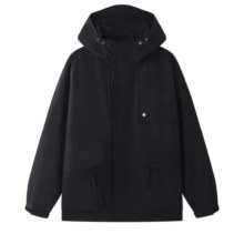 PLUS会员：森马（Semir）三防外套黑色90001 170/88A/M
