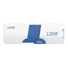 朗科（Netac）128GB USB3.0 U盘U905 精灵推拉式高速闪存盘 加密U盘