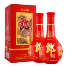 再降价、plus会员、百亿补贴：郎酒 红花郎 红10 酱香型白酒 53度 500ml 双瓶装