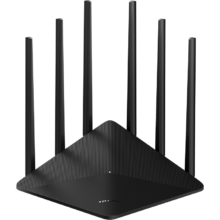 plus会员：TP-LINK双千兆路由器 1900M无线 家用5G双频 WDR7660千兆易展 六信号放大器 高速路由WIFI穿墙IPv6