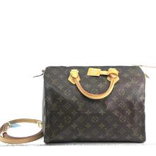 LOUIS VUITTON 路易威登 中古95新LV/路易威登老花帆布SPEEDY 30系列女士两用包