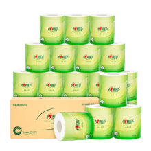 PLUS会员：心相印 茶语丝享系列有芯卷纸 加厚4层100克*20粒/箱 *3件