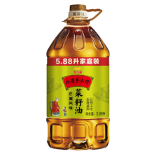 PLUS会员、概率券：金龙鱼 外婆乡小榨 菜籽油 巴蜀风味 5.88L*3件