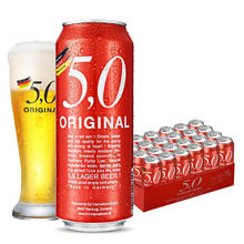 限移动端、京东百亿补贴：5.0 ORIGINAL 5.0 窖藏黄啤酒 500ml*24听 德国原装进口