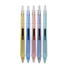 樱花（SAKURA）按动式中性笔0.5mm 活力果果莫兰系列签字笔水笔学生文具马卡龙五色套装 元气系列5支装XGBR105CB-5C