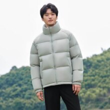 TANBOER 坦博尔 款90绒羽绒服男短款休闲立领韩版秋冬厚外套