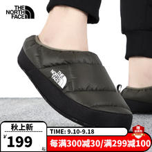 THE NORTH FACE 北面 男鞋休闲鞋秋冬新款户外防风保暖加绒轻便抓地一脚穿棉拖鞋子AWMG XL(47码-48码）