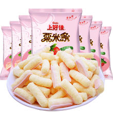 88VIP会员：Oishi 上好佳 草莓味粟米条6g*20包薯条膨化零食儿童小吃休闲办公室追剧