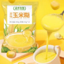plus:盖亚农场（Gaia Farm） 原味玉米糊 即食冲饮 40g*10袋 拍2件