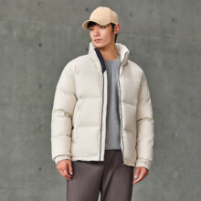 TANBOER 坦博尔 云感立领短款羽绒服 约200g充绒量 TF236331 葵白色 180/96A