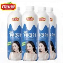 欢乐家 大瓶椰子汁 1L*2瓶