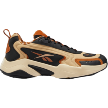 Reebok锐步官方男女VECTOR RUNNER功夫熊猫运动休闲老爹鞋 H02990_黑色/浅棕色/橘褐色 中国码:34.5(23cm),US:4