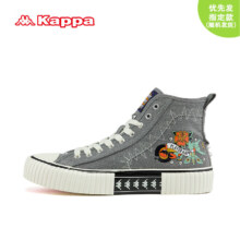 plus会员：KAPPA卡帕 休闲高帮帆布鞋 *2件