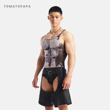 TOMATOPAPA 男士运动修身背心 401015