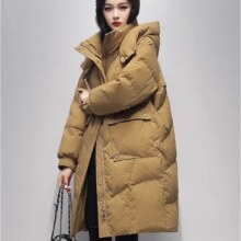 鸭鸭（YAYA）中长款羽绒服女冬季2024年新款  多色多码