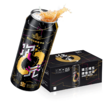 plus会员、概率券:珠江啤酒（PEARL RIVER）9度 次元纯生啤酒 500ml*24听