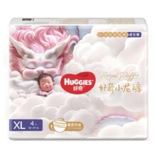 plus：好奇 皇家御裤拉拉裤 XL4片