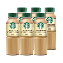 星巴克（Starbucks）星选 芝士奶香拿铁270ml*6瓶 即饮咖啡饮料(新老包装随机发)