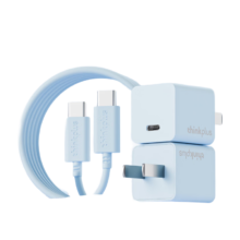 Plus:ThinkPlus联想苹果充电器  快充电头套装  蓝