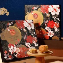 DXC 稻香村 月饼礼盒装团圆花月600g*2件