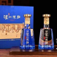 京东自营，泸州老窖 泸州陈曲 永福祥 52度浓香型白酒礼盒装500mL*2瓶 赠礼袋