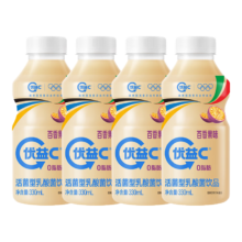 plus会员:蒙牛 优益C 百香果味330ml*4瓶＊4件