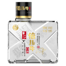 Plus会员：牛栏山 倍儿牛小酒 清香风格 43度 128ml 单瓶装