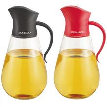 LOCK&LOCK 玻璃油壶自动开合油瓶家用厨房550ml酱油壶酱油醋调料瓶
