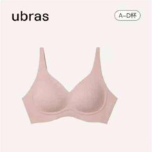 再降价，PLUS会员:Ubras 女夹心软支撑V领文胸
