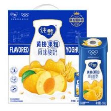 蒙牛 纯甄 燕麦黄桃果粒风味酸奶200g*10盒*3件