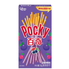 PLUS会员！glico 格力高 百醇百奇系列 涂层饼干棒 百奇蓝莓树莓
