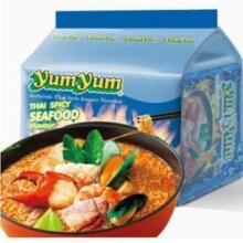 泰国进口，yumyum 养养 泰式香辣海鲜面70g*5包