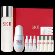 再降价、Plus会员、京东百亿补贴、概率券：SK-II 神仙水230ml+小灯泡精华30ml 化妆品套装礼盒