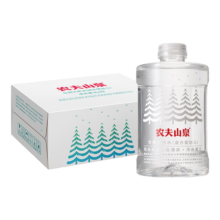 农夫山泉 饮用水 饮用天然水(适合婴幼儿) 1L*12瓶 整箱装*2件