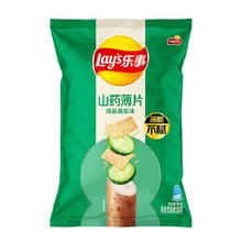 Lay's 乐事 山药薄片清新黄瓜味80g×1包零食小吃怀旧食品凑单