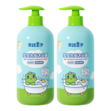 PLUS会员：青蛙王子 宝宝洗发水沐浴露 1000ml*2瓶